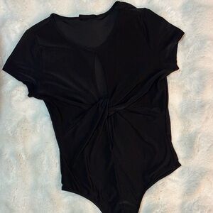 Elegant Black Bodysuit
